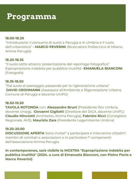 Una nuova urbanistica per salvare il suolo